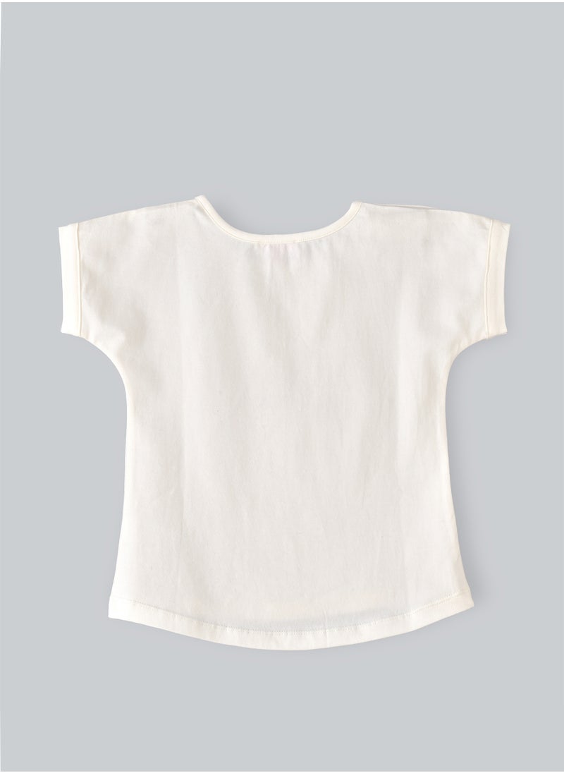 Jelliene Sunshine Squad: Girls' Breezy Cotton Tees Playful Prints & Summer Fun  - Image 2