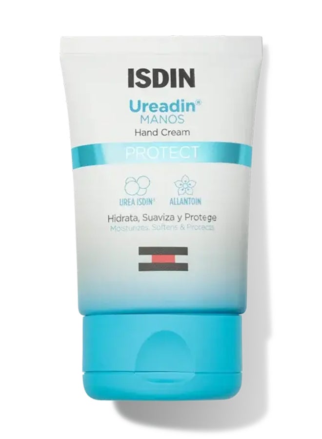 ISDIN كريم يوريدين لحماية اليدين [50 مل] - ترطيب ومكافحة الشيخوخة للعناية باليدين مع اليوريا وQ10 لحمايتها من الضغوط اليومية - Image 1