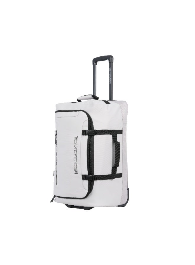 Tom Cruiser Grand Tour Small Cabin Luggage - 20 Inch, Lightweight Carry-on Suitcase with 2-Year Warranty - Light Grey - Image 3