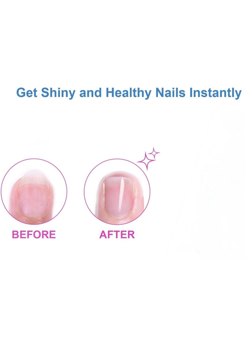 [2-Pieces ] 7-Way Nail Buffer Blocks – Shape, Smooth & Shine Natural Nails | 150 to 4000 Grit Buffers for Salon-Quality Finish at Home | All-in-One Nail File & Buffer Kit, Combines 7 essential nail care steps in one easy-to-use tool.