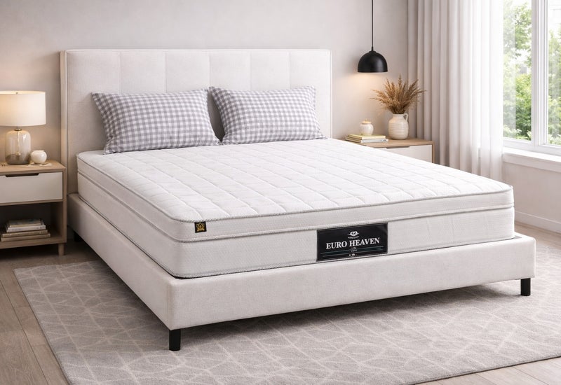 Rexal Home Euro Heaven 30 CM Premium Pocket Spring Mattress 190 x 90 Gel Infused Memory Foam High Resilience Foam Medium Firm Pressure Relief Low Motion Transfer - Image 2