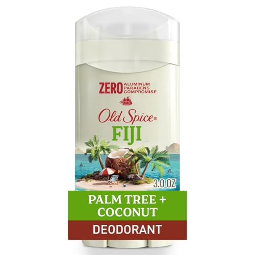 Old Spice Aluminum Free Deodorant for Men 247 Lasting Freshness Long Lasting Scent 247 Sweat Odor Protection Fiji with Palm Tree Coconut Scent 30 oz - Image 1