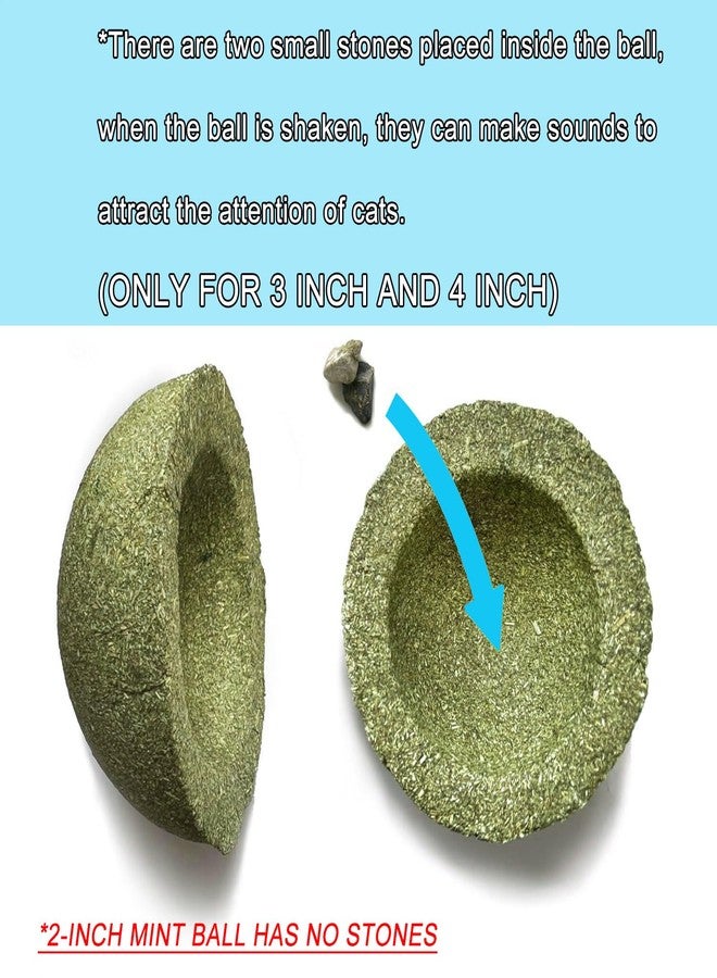 AOODOOM 2 inch Giant Catnip Ball for Cats, Large Catnip Ball for Cats Indoor - Image 4