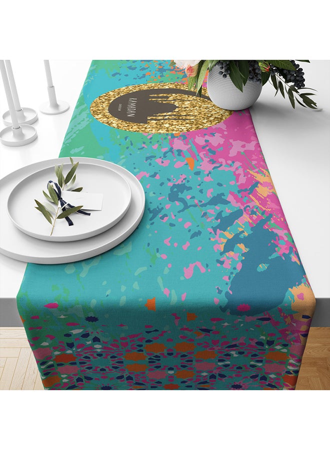 هوم برينت مفرش رمضان المخملي سيكون إضافة رائعة لمنازلك ذات الطابع الخاص بالعطلات