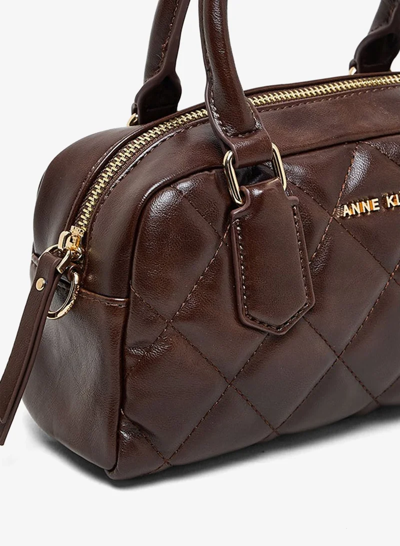 ANNE KLEIN  Anne Klein Quilted Pu Handheld Bag for Women | Best Price UAE