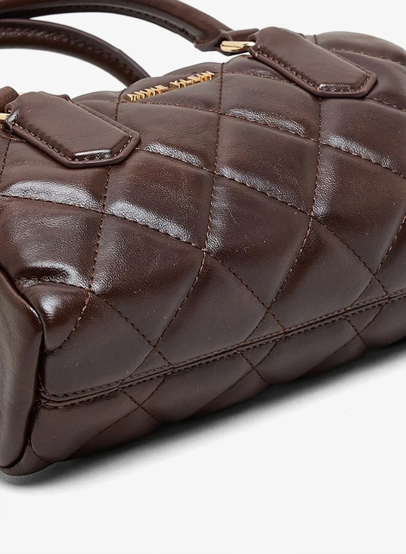 ANNE KLEIN  Anne Klein Quilted Pu Handheld Bag for Women | Best Price UAE