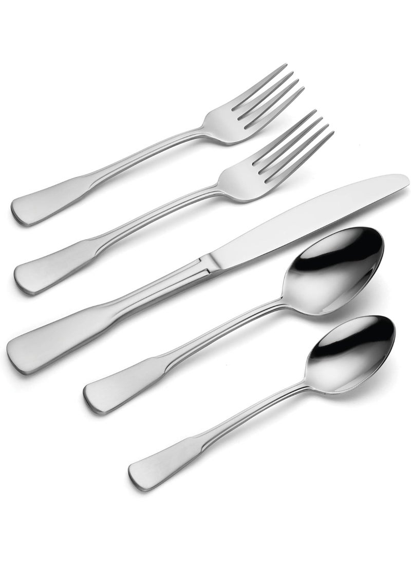 Oneida Colonial Boston 20-Piece Flatware Set, Service for 4, Silver - Image 4