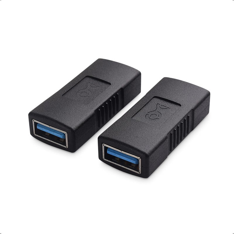 Cable Matters 2-Pack USB 3.0 Coupler USB Female to Female Adapter Gender Changer - Image 1