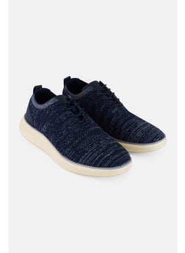 RBX Men Lace Up Training Shoes, Navy Melange  - Image 1
