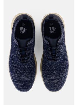 RBX Men Lace Up Training Shoes, Navy Melange  - Image 3