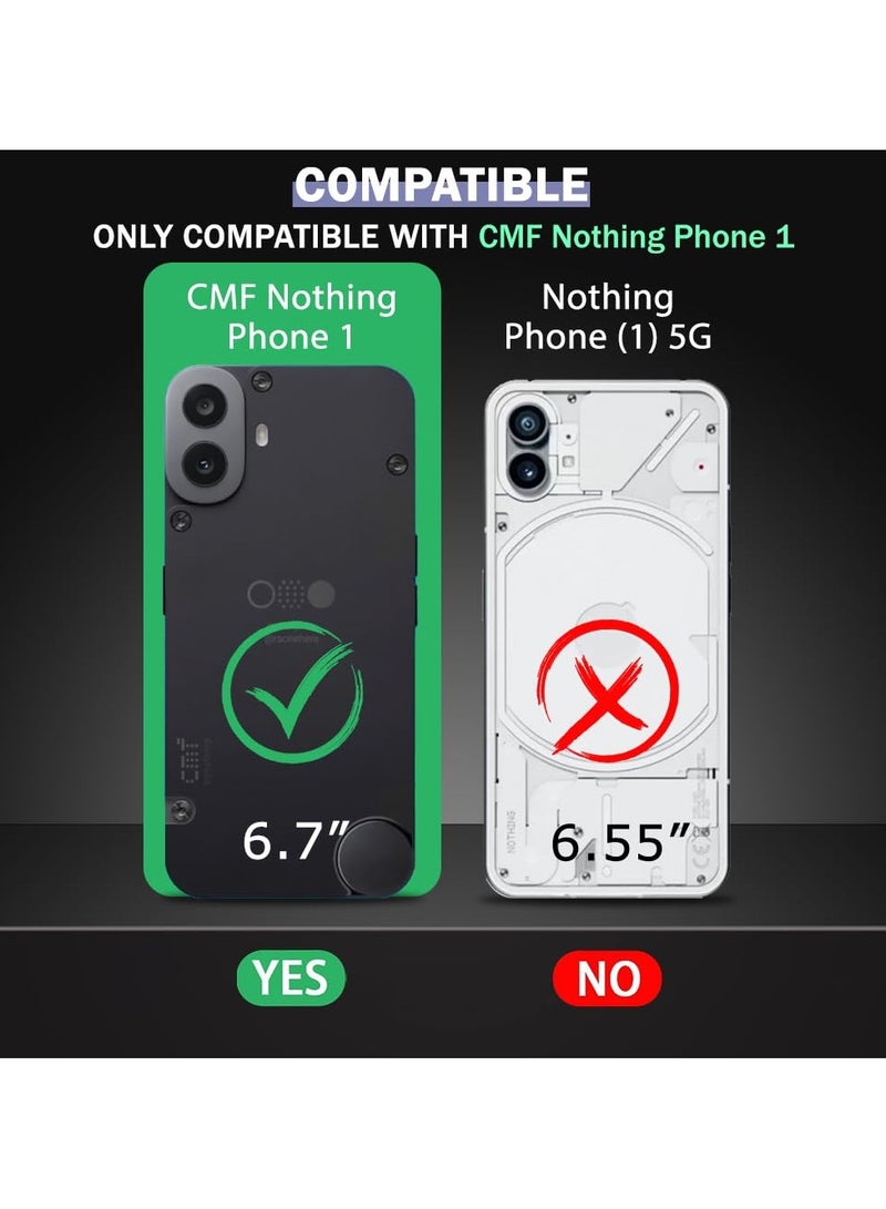 Case for Nothing CMF Phone 1 Clear Cover Case with Camera Protection Transparent Reinforced Corner Bumper Soft TPU Cover Shockproof Phone Case for Nothing CMF Phone 1 - Image 2