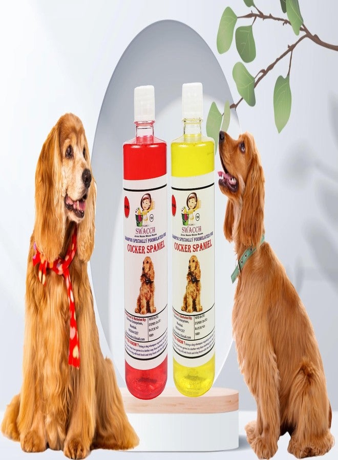 SWACCH Shampoo Specially FORMULATED for Cocker Spaniel (500ML) (Combo Pack of 2) Jasmine & Lemon - Image 2