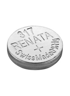 Renata Renata 317 Watch Battery (SR516SW), Silver Oxide 1.55V Battery, Pack of 10 Batteries  - Image 2