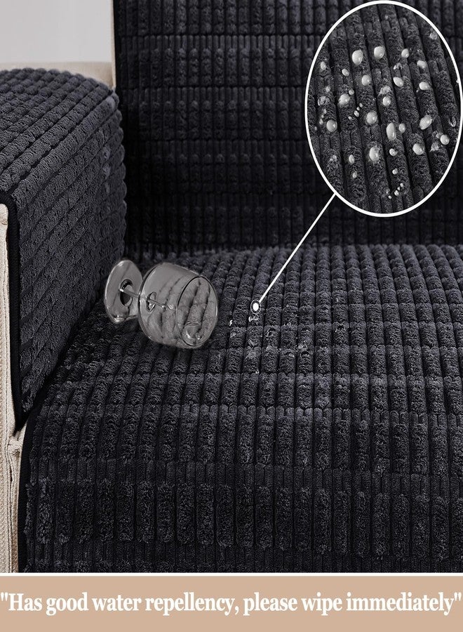 Meider Dog Bed Cover Pet Couch Covers for Sofa,Anti-Slip Furniture Protector Washable Couch Pads for Cushions (Black, 58x82 inch) - Image 5
