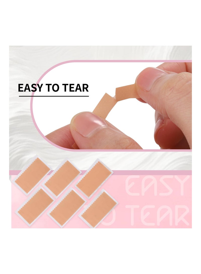 Excefore 800 Pcs Eyelash Extension Tape Lash Tape for Eyelash Extensions Eyelash Tape for Extensions Sensitive Under Eye tape Breathable Micropore Medical Tape for Individual Eyelash Extension Supplies - Image 3