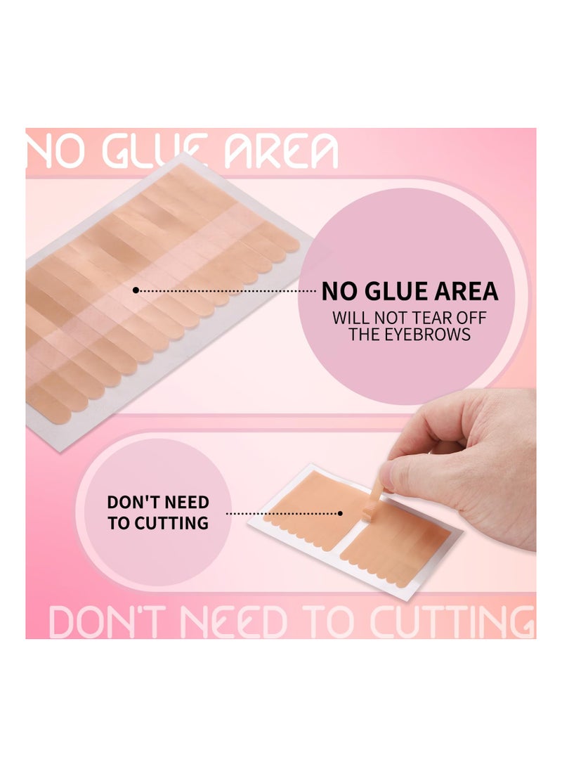 Excefore 800 Pcs Eyelash Extension Tape Lash Tape for Eyelash Extensions Eyelash Tape for Extensions Sensitive Under Eye tape Breathable Micropore Medical Tape for Individual Eyelash Extension Supplies - Image 2