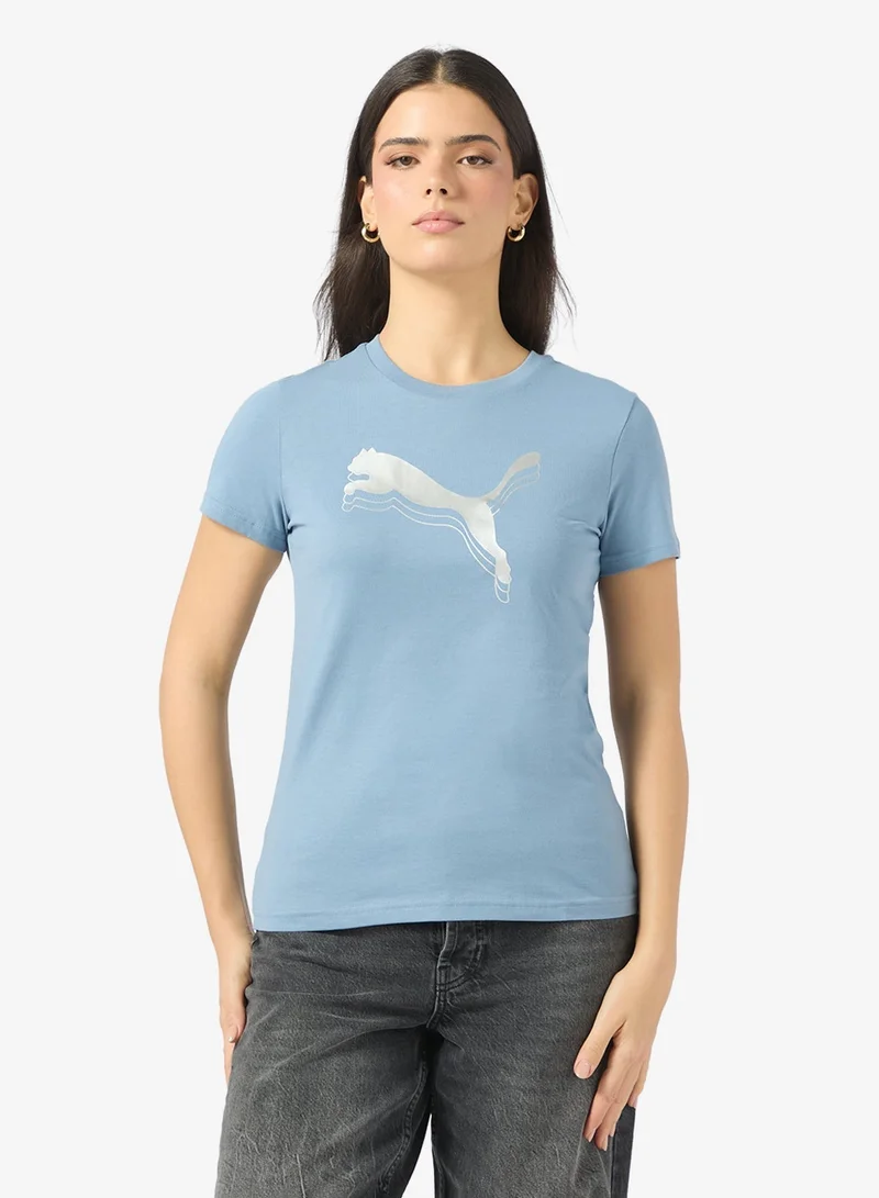 PUMA Essential Logo Metallic T-Shirt