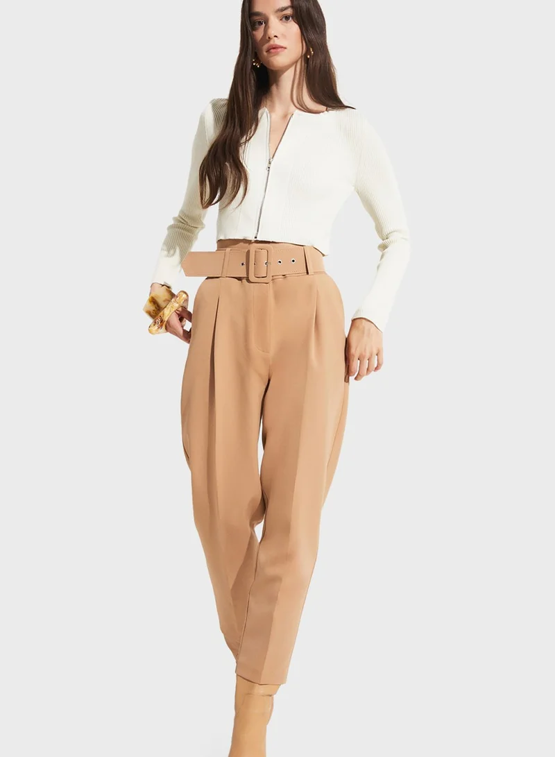 جون High Waist Pants