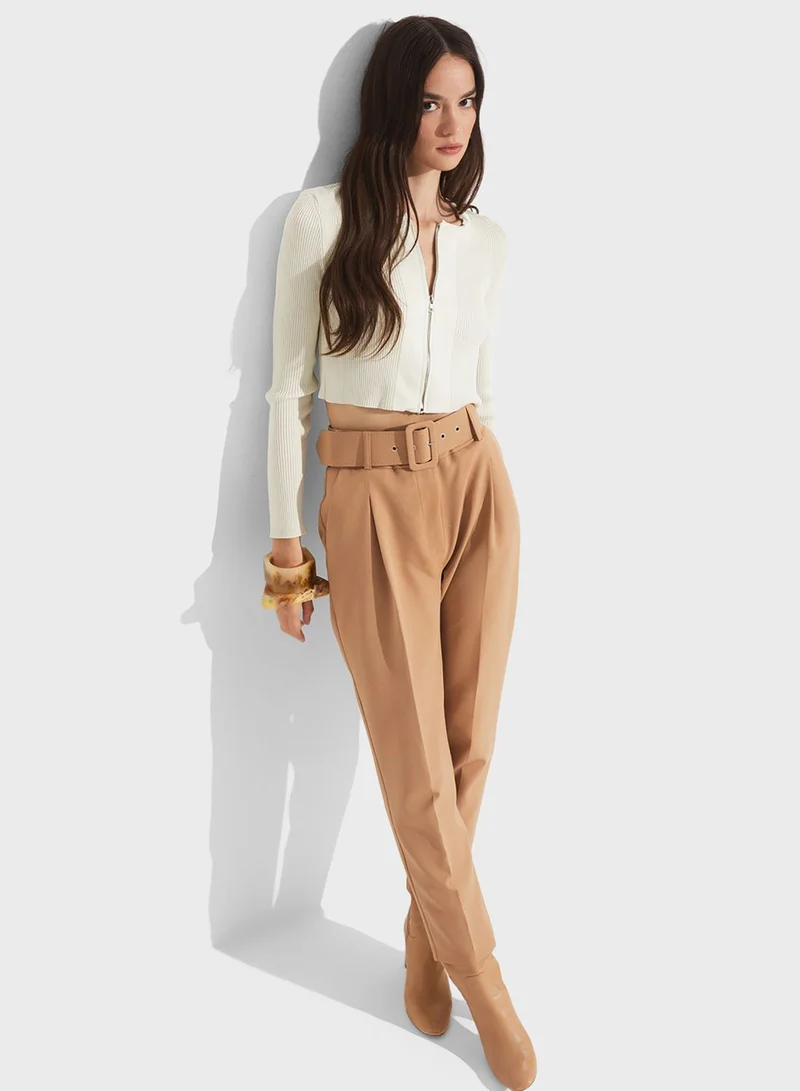 جون High Waist Pants