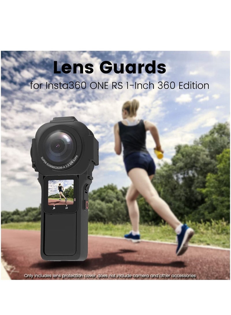 Cold Shoe Lens Guard Anti-Scratch Dust Resistant HD Transmittance Screen Protector Compatible with Insta360 ONE RS 1-Inch 360 Edition Lens Protective Cover Action Camera Accessories - Image 5