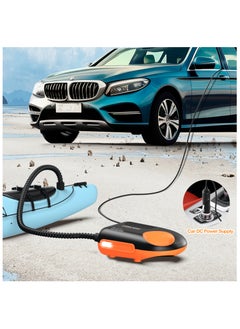 فواوو مضخة فواوو SUP، مضخة لوح التجديف 20 PSI بتعبئة وتفريغ ذكية ذات مرحلتين، إيقاف تلقائي، مضخة هواء SUP قابلة للنفخ، موصل سيارة DC 12V  - Image 2