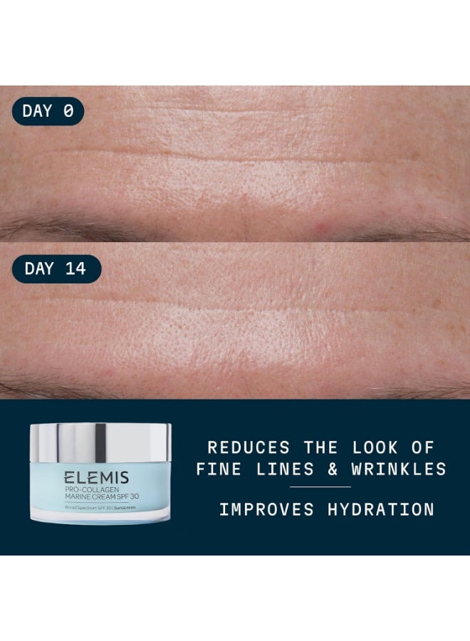 Elemis كريم إليميس برو كولاجين البحري SPF 30، مرطب يومي خفيف الوزن مضاد للتجاعيد للوجه - Image 2