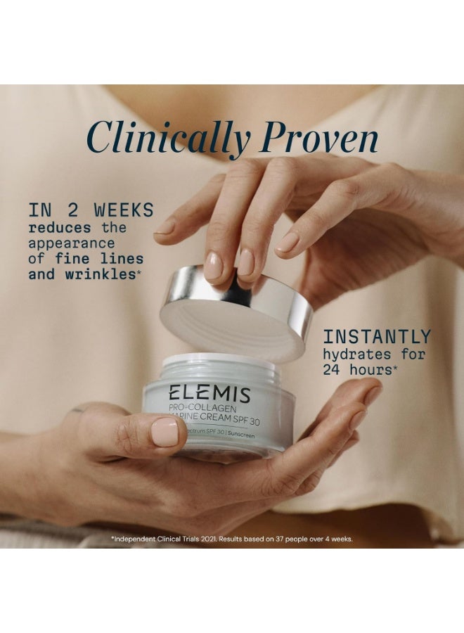 Elemis كريم إليميس برو كولاجين البحري SPF 30، مرطب يومي خفيف الوزن مضاد للتجاعيد للوجه - Image 5