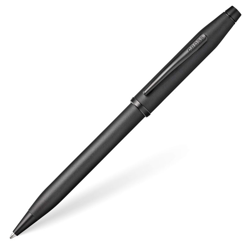 Cross Century II Refillable Ballpoint Pen Presented in a Luxury Gift Box - Medium Point, Black Ink, Black Micro-knurl - Image 4