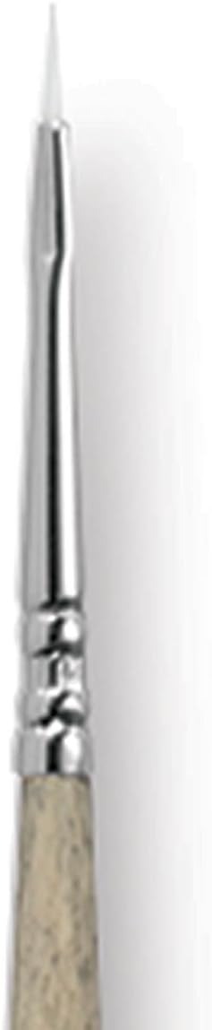 Escoda Perla Toray White Synthetic Brush  Bright Long Handle Size 0