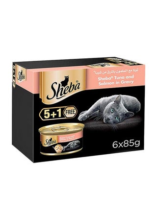 Tuna And Salmon In Gravy Cat Wet Food 85g Pack of 6 - pzsku/ZB9D2F2D14C63E70978E3Z/45/_/1677779889/1eb725de-56c6-45ed-b9dd-3706426f61a8