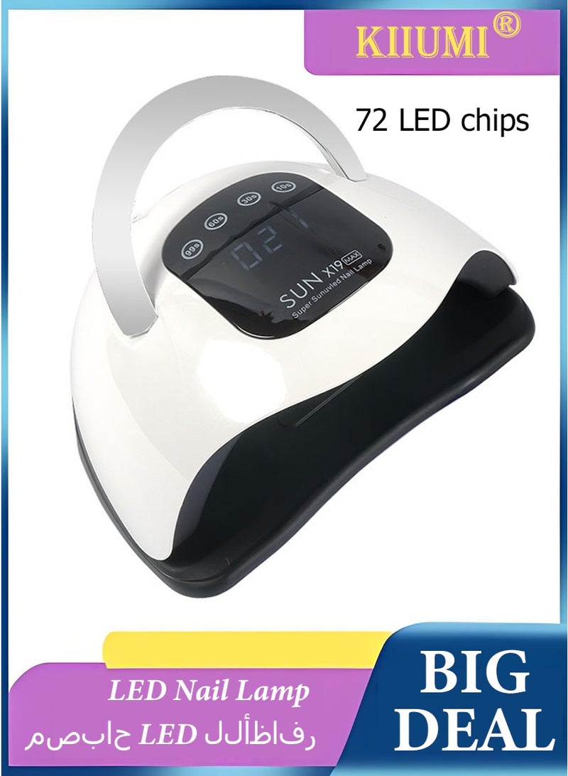 KIIUMI UV LED Nail Lamp, Gel Nail Light for Nail Polish 320w Uv Dryer ，Professional Gel Polish LED Nail Lamp - Image 1