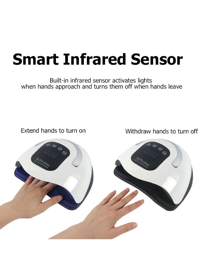 KIIUMI UV LED Nail Lamp, Gel Nail Light for Nail Polish 320w Uv Dryer ，Professional Gel Polish LED Nail Lamp - Image 2