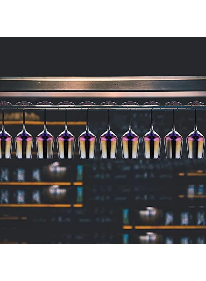 Red Wine Glasses Set of 4, 420ML Iridescent Hand Blown Wine Glasses, Long Stem Glasses for Red or White Wine, for Birthday, Wedding - Image 5