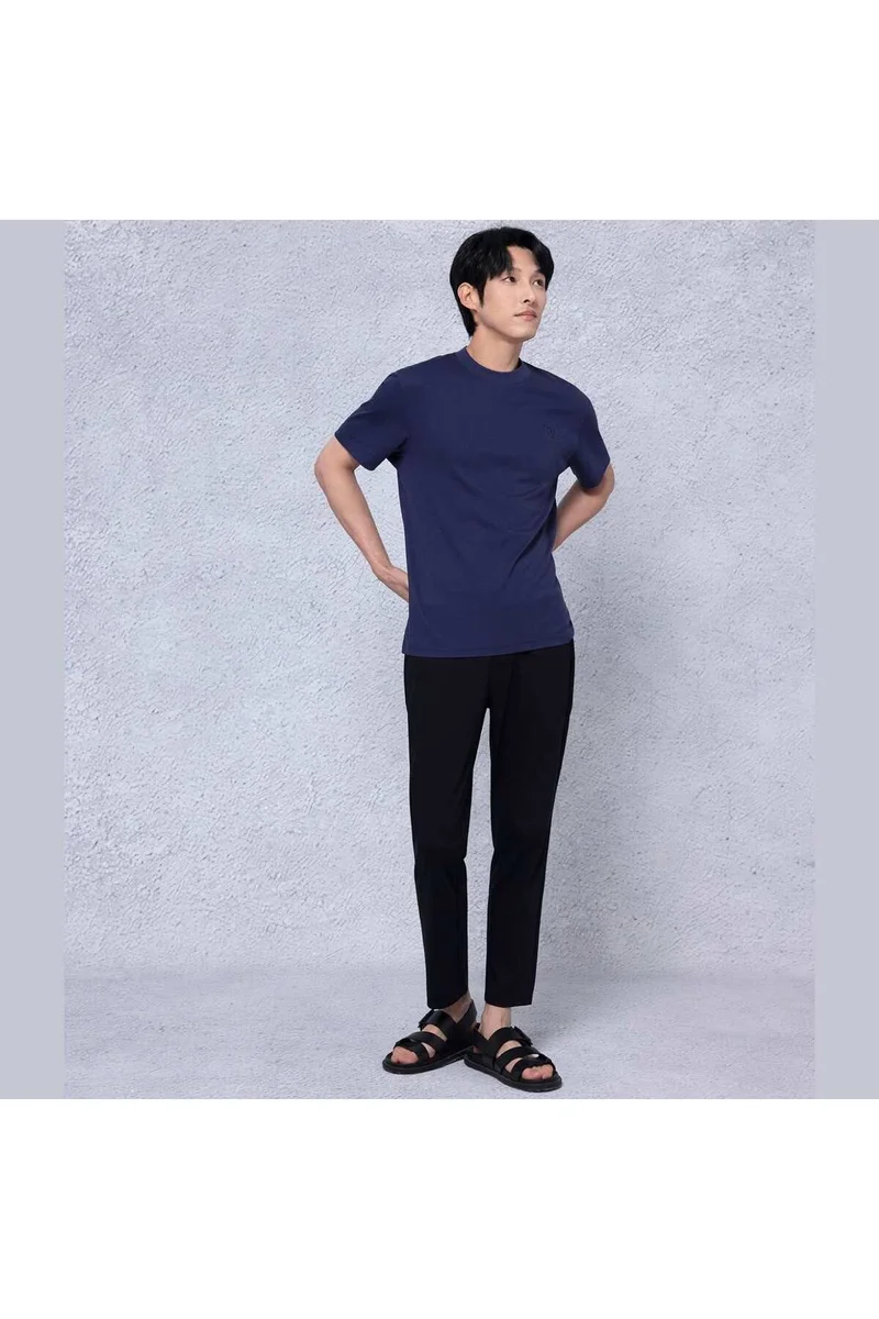 GIORDANO Blue Liquid Touch Smart Tee for Men