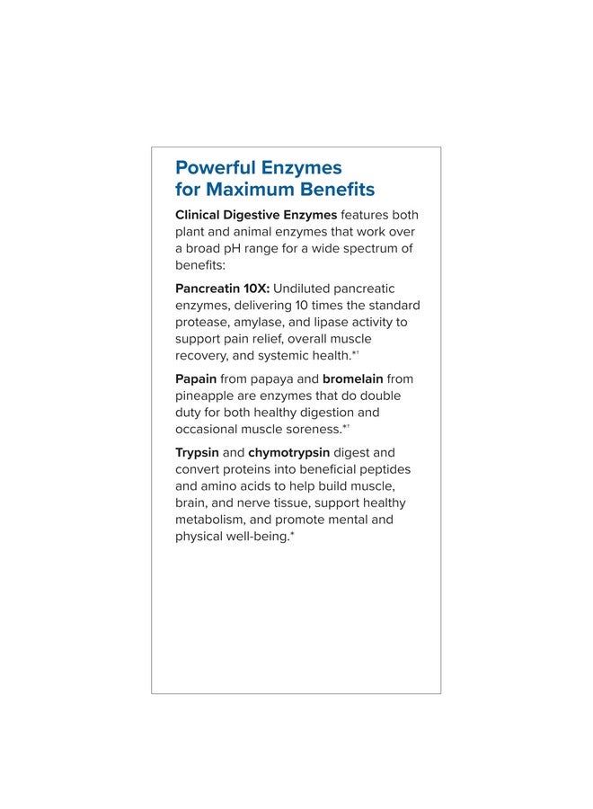 Terry Naturally - Clinical Digestive Enzyme - 90 Tablets - Image 3