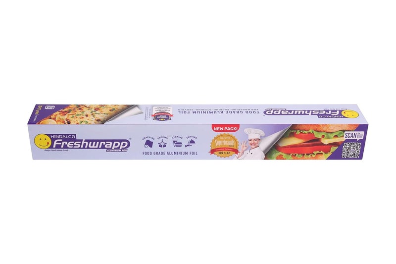 Freshwrapp Hindalco Aluminium Foil 33 Grams + 17 Grams, 11microns (Pack of 4) | Food Packing , Wrapping, Storing and Serving - Image 5
