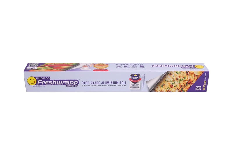 Freshwrapp Hindalco Aluminium Foil 33 Grams + 17 Grams, 11microns (Pack of 4) | Food Packing , Wrapping, Storing and Serving - Image 4