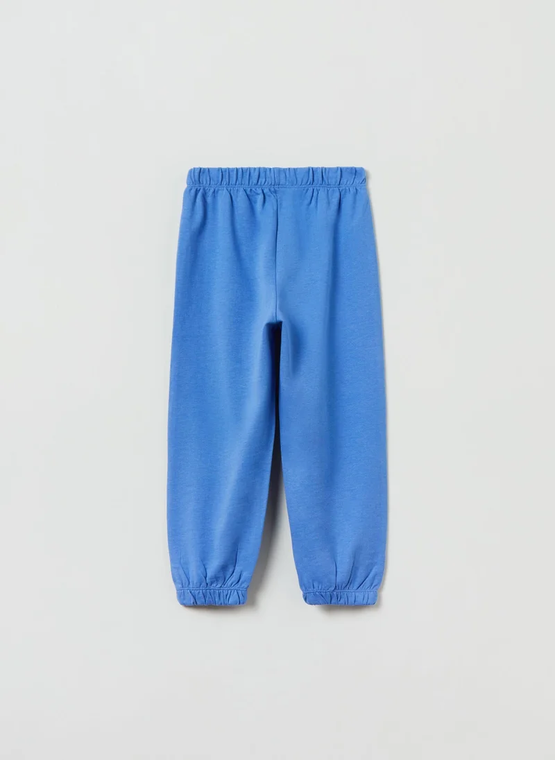 او في اس Fleece Joggers With Elasticated Edging