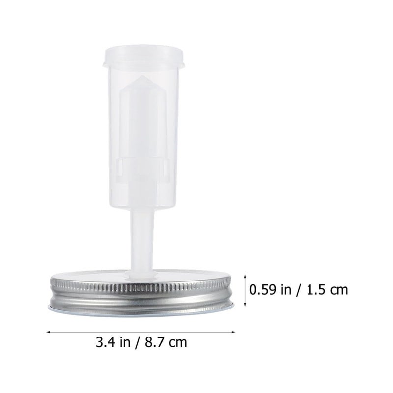 Fermenter Jar Lids 87mm Wide Mouth Mason Airlock Fermentation Kit - Image 3
