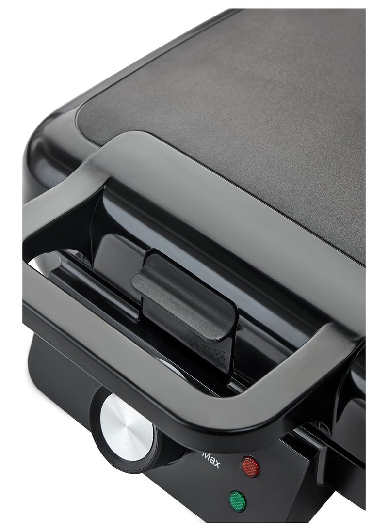 LAWAZIM - 3-in-1 Grill Maker & Sandwich Press with Detachable Plates - 1000W Compact Kitchen Appliance | Non-stick Panini press Electric Kitchen appliance Countertop Quick heat Easy clean Space-saving. - Image 1