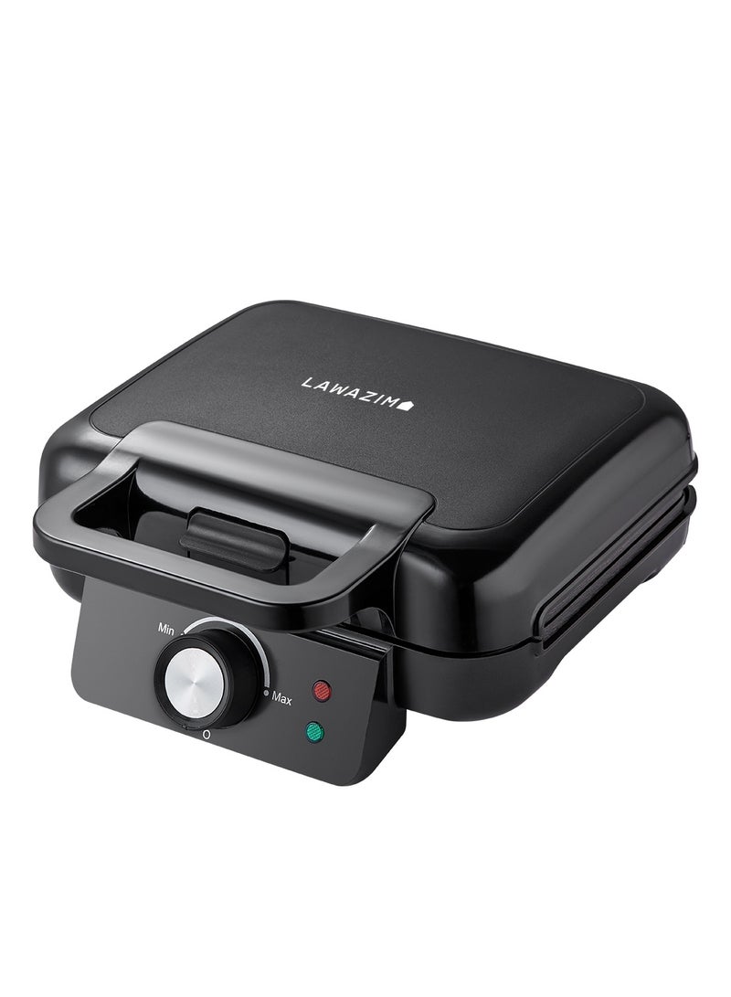 LAWAZIM 3-in-1 Waffle Maker with Interchangeable Plates - Waffle Maker, Grill & Sandwich Press, 1000W Electric Kitchen Appliance, Non-Stick Plates, Easy Clean, Countertop Design - Image 2