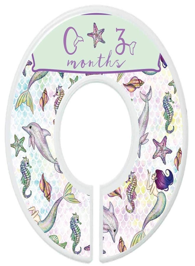 Mumsy Goose Nursery Closet Dividers Closet Organizers Baby Girl Clothes Dividers Mermaid - Image 3