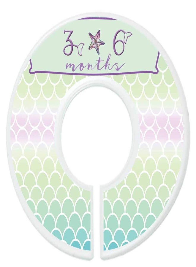 Mumsy Goose Nursery Closet Dividers Closet Organizers Baby Girl Clothes Dividers Mermaid - Image 4