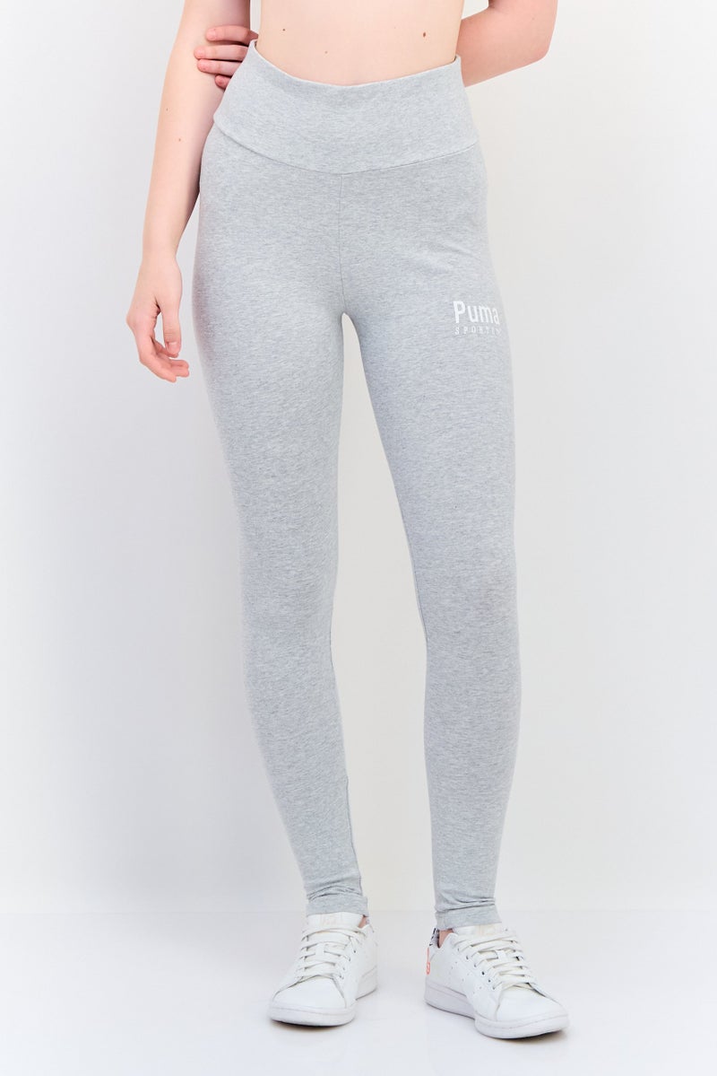 PUMA Women Sportswear Fit Pull On Training Leggings, Grey - Image 1