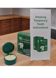 Amazing Temporary Tooth (Natural Shade) Amazing Temporary Tooth Replacement Kit, Temp Missing Teeth Repair, Available in Natural or Bright Shade  - Image 2
