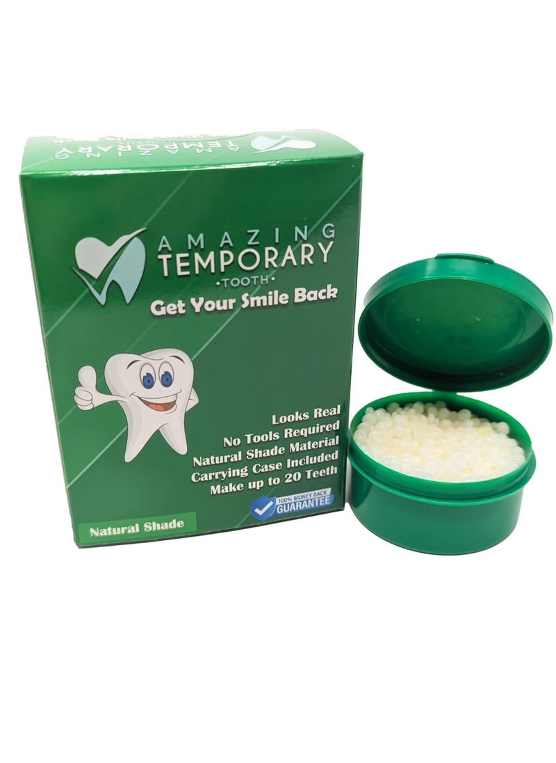 Amazing Temporary Tooth (Natural Shade) Amazing Temporary Tooth Replacement Kit, Temp Missing Teeth Repair, Available in Natural or Bright Shade  - Image 3