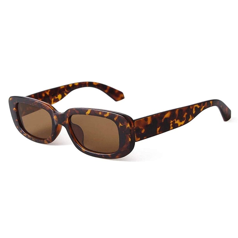 Dervin UV Protected Rectanglular Retro Driving Narrow Square Frame Sunglasses for Women - Image 3