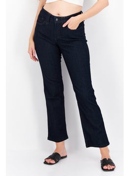 NYDJ Women Petite Plain Stretchable Jeans, Navy  - Image 1