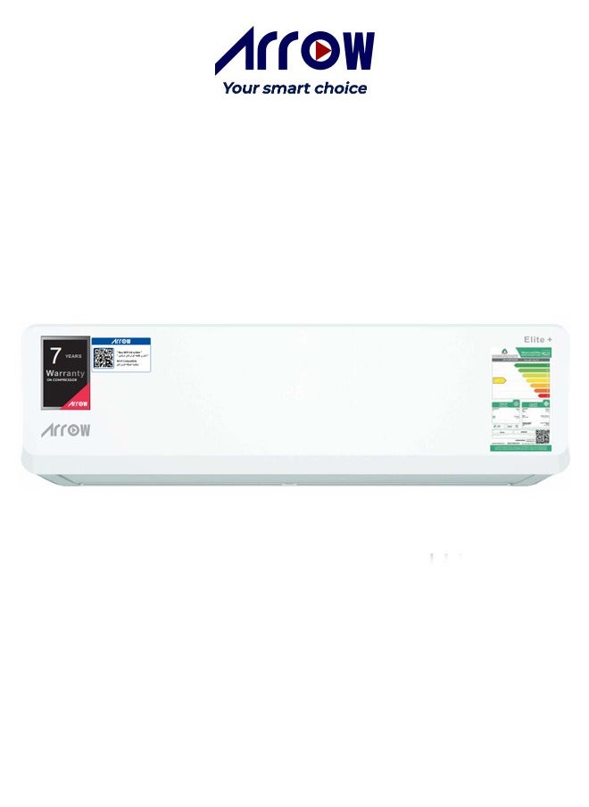 Arrow 12,600 BTU Cooling Only Split AC, Wi-Fi Compatible, Rotary Compressor, 850 m³/h Indoor Airflow, 46/40/33 dB(A Noise Level, White Color | Model Name: RO-12SCD-C  - Image 1