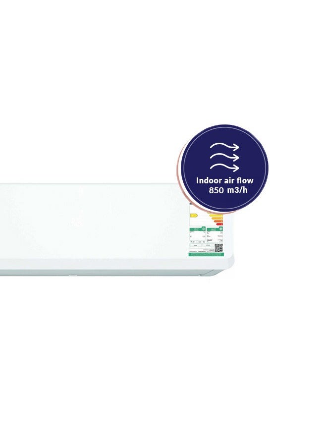 Arrow 12,600 BTU Cooling Only Split AC, Wi-Fi Compatible, Rotary Compressor, 850 m³/h Indoor Airflow, 46/40/33 dB(A Noise Level, White Color | Model Name: RO-12SCD-C  - Image 3